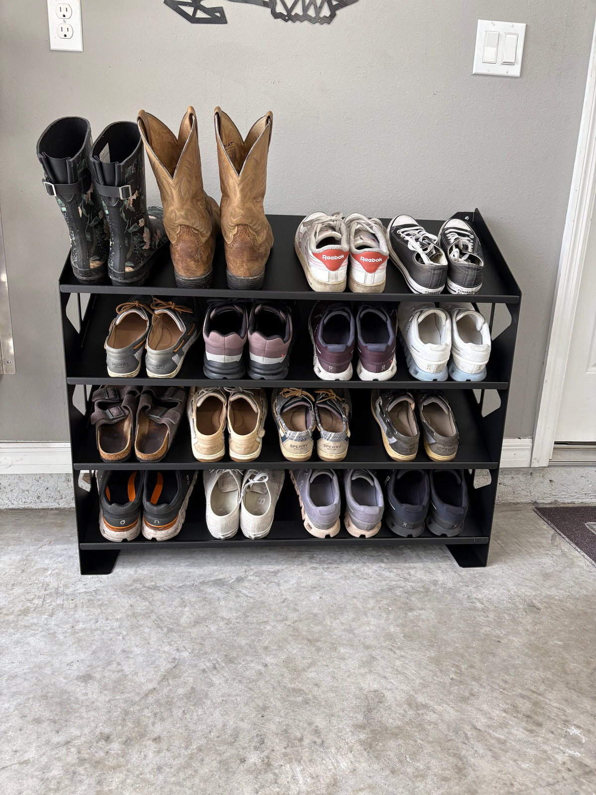 Shoe Rack- Aluminum 4 tier