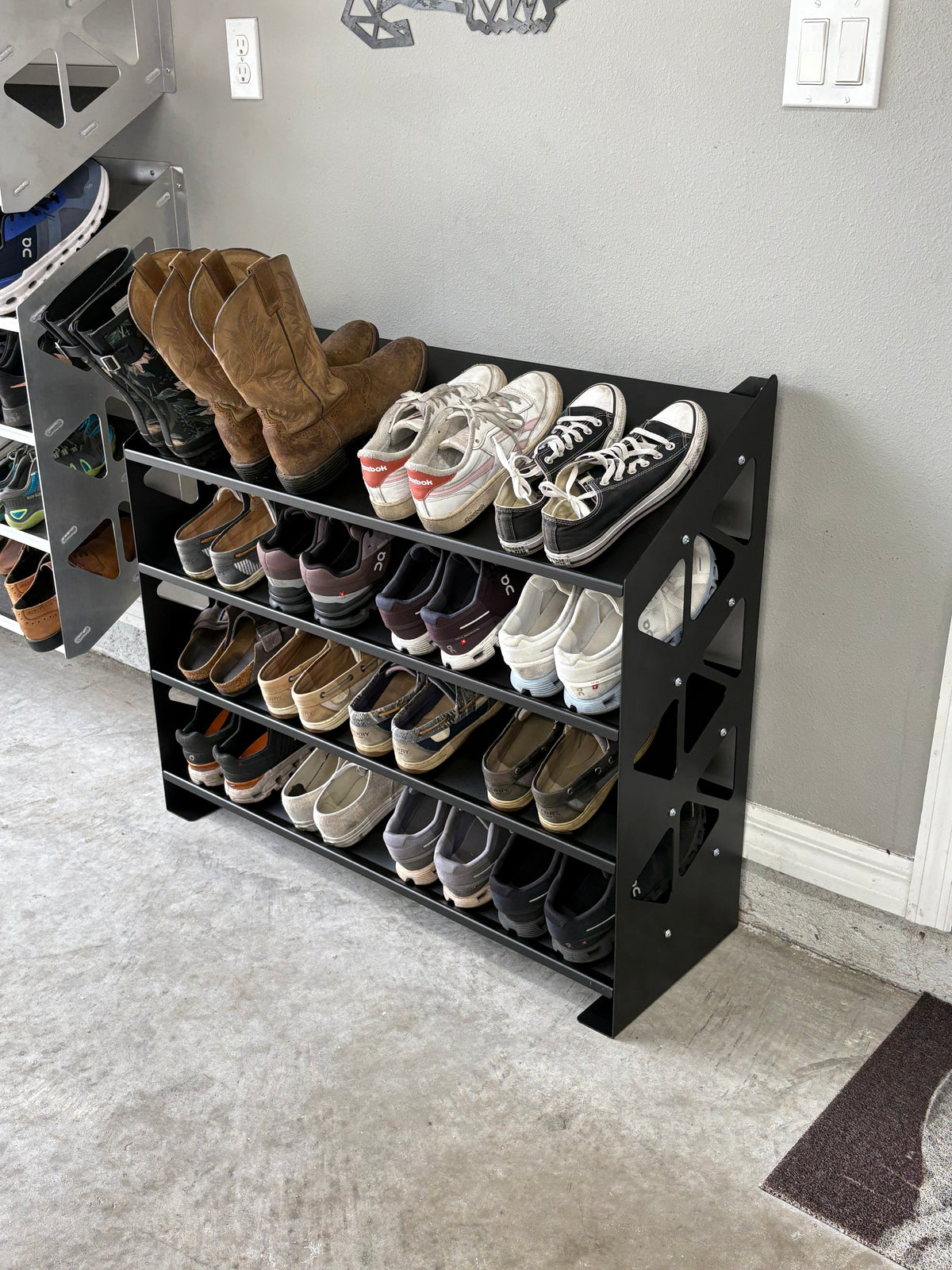 Shoe Rack- Aluminum 4 tier